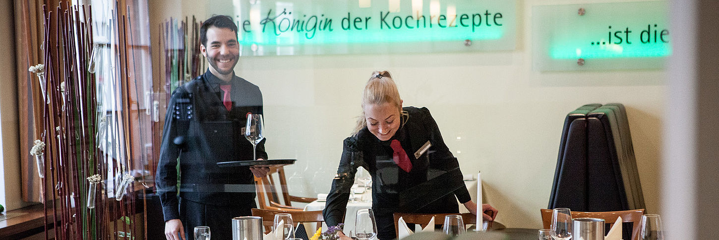 Serviceteam Restaurant ALvis im Einsatz