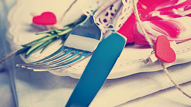 Besteck schön dekoriert Besteck schön dekoriert